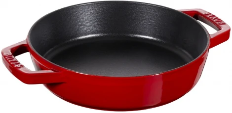 Сковорода круглая, 20 см, с чугунными ручками, вишневая 12232006 Staub