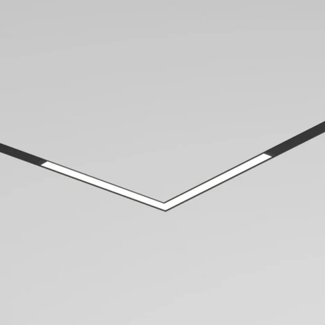 Трековый светильник LED угловой однофазный 220V 18W Denkirs Simple Linear DK8214-BK