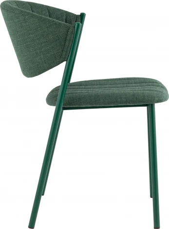 Стул Харпер ткань рогожка зеленый каркас зеленый полуглянцевый муар Stool Group (арт.УТ000038933)