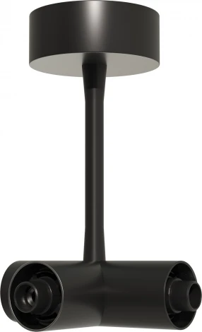 Потолочный токопроводящий Т-коннектор ST Luce Techno ST1602.459.00 Черный