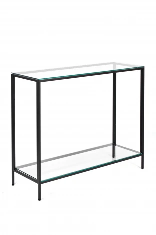 Консольный стол AllConsoles 1081-CB clear черный муар