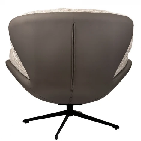 Кресло BLISS латте, экокожа, шенилл Bradex Home FR 1084