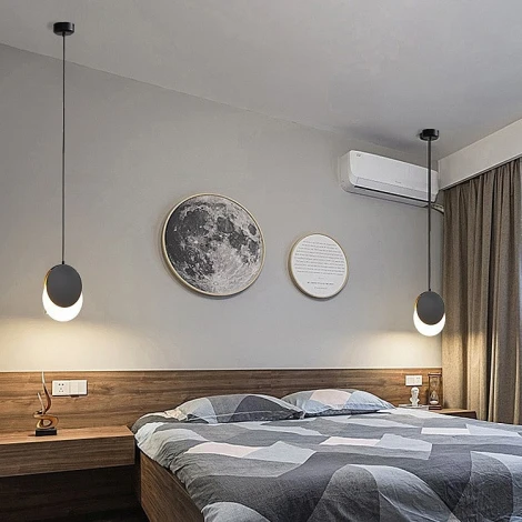 Подвесной светильник Lightera Como LE134L-20B (LED, 220V, на проводе, круглые)