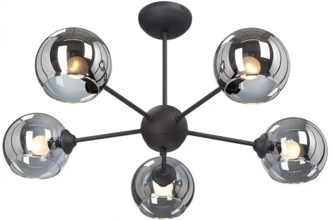 Потолочная люстра на штанге V4321-1/5PL (220V, шар)