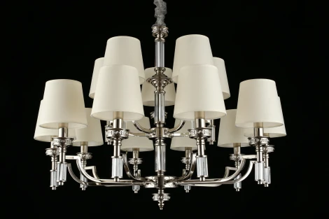 Подвесная большая люстра ярусная Aployt Patricia APL.716.03.15 (220V, на цепи)