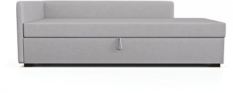 Диван-кровать Arsko Велес Угол левый велюр серый