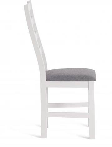 Стул ROSARIO Многослойная фанера, 39 х 99 см, white, ткань тёмно-серая (150) Tetchair ROSARI 19820