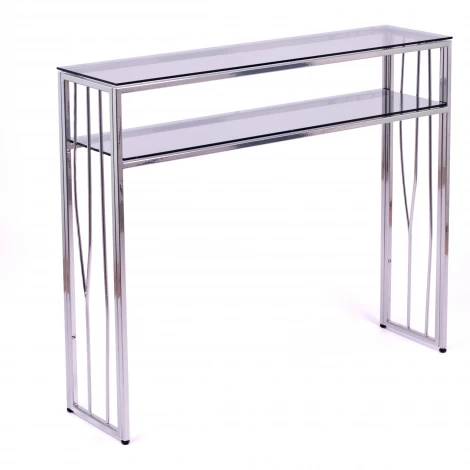 Консольный стол AllConsoles 1122-CS grey серебряный