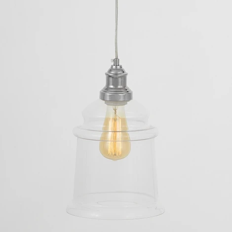 Подвесной светильник Lumina Deco Moletti LDP 6844-1 CHR+PR (220V, на проводе, круглые)