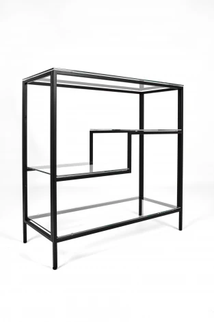 Консольный стол AllConsoles 1013-CB clear черный муар