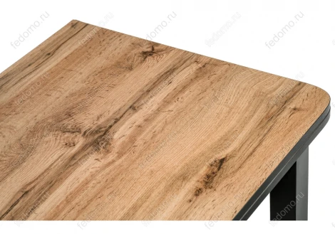 Стол Woodville Энлей 80 черный / дуб вотан 471767