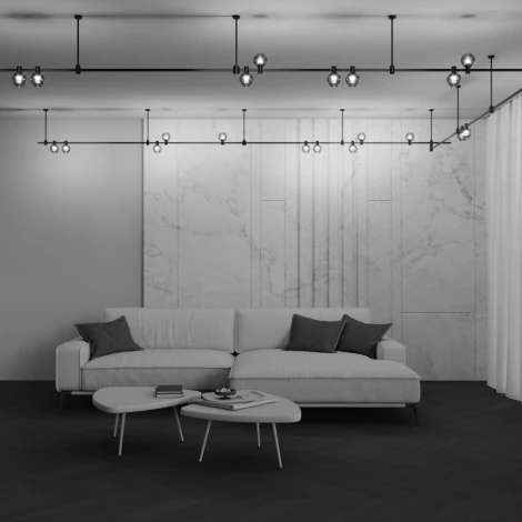 Трековый светильник магнитный 24V 3W Maytoni Bubble TR148-1-3W3K-B (LED, шар)