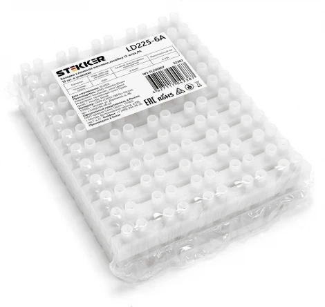 Клемма винтовая 12 пар Stekker 32382