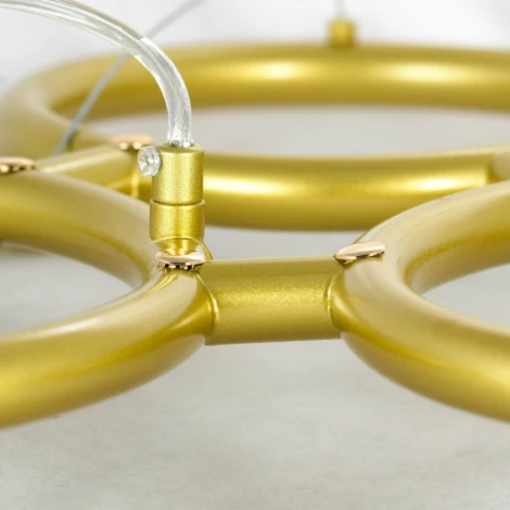 Подвесной светильник Lussole Downey LSP-8804 (220V, на тросе, шарики, молекулы)